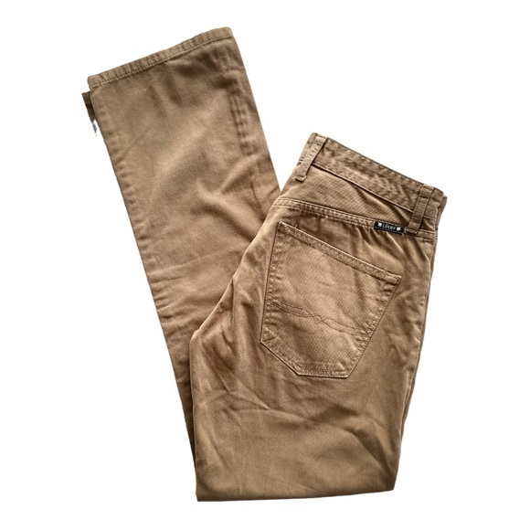 LUCKY BRAND 221 Original Straight Jeans Mens Tan Brown Size 30x32 - Picture 6 of 15